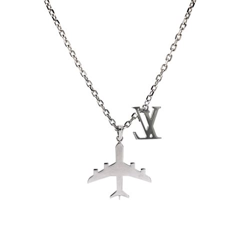 louis vuitton locker necklace|louis vuitton plane necklace.